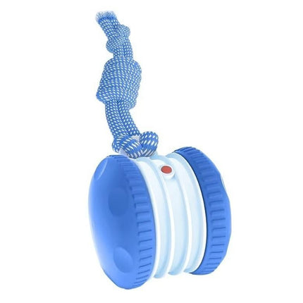 Interactive Pet Rolling Ball Toy Rechargeable Automatic Play Ball for Cats and Dogs - Blue