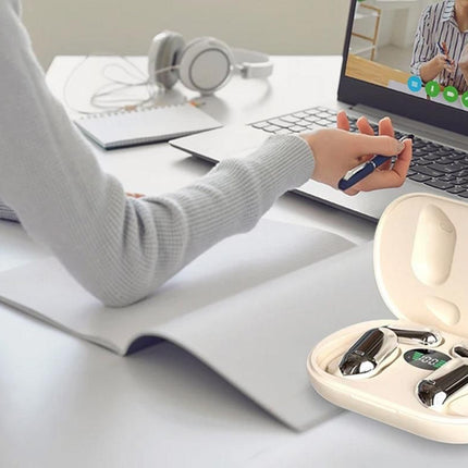 Real-Time AI Translation Earbuds Wireless Headphones for Travel Meetings Learning - Skin Tone