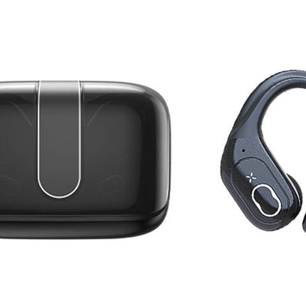 Wireless Bluetooth 5.4 Headphone Over Ear Bud IPX5 Waterproof Earphone for Sport Running - Black