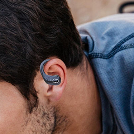 Wireless Bluetooth 5.4 Headphone Over Ear Bud IPX5 Waterproof Earphone for Sport Running - Black