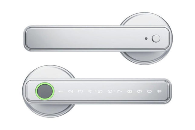 5 in 1 Smart Door Lock Fingerprint Door Knob with IC Cards and Backup Keys – product detail