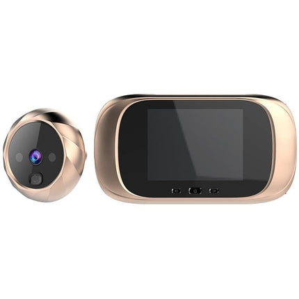 Wireless Digital Door Peephole LCD Display Door Viewer with Camera Home Security System -Gold