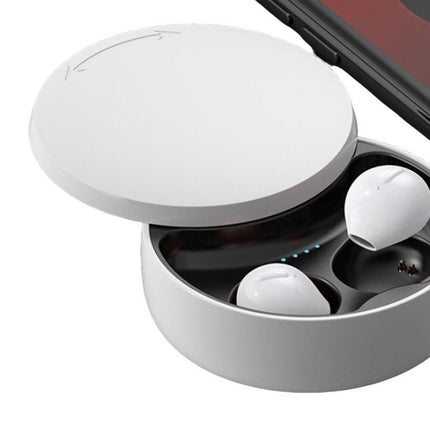 Sleep Earbuds for Side Sleepers Bluetooth Mini In-Ear Headphones for Rest - White