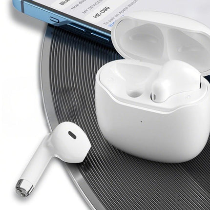 Wireless Earbuds Bluetooth 5.3 In-Ear Headphones with Noise Cancelling Mic IPX7 Waterproof Sports Earphones - White