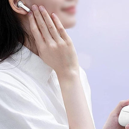 Wireless Earbuds Bluetooth 5.3 In-Ear Headphones with Noise Cancelling Mic IPX7 Waterproof Sports Earphones - White