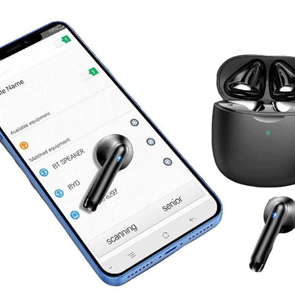 Wireless Earbuds Bluetooth 5.3 In-Ear Headphones with Noise Cancelling Mic IPX7 Waterproof Sports Earphones - Black