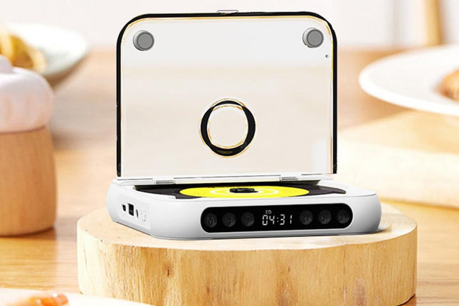 Portable CD Player Bluetooth 5.3 with HiFi Speakers Rechargeable Walkman Supports CD USB MP3 for Home – product detail