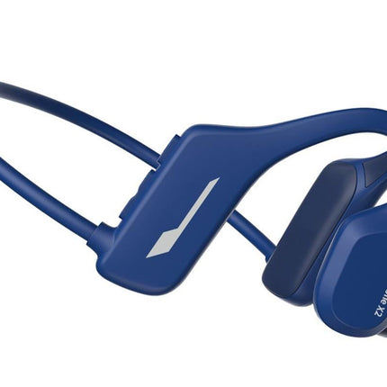 Bone Conduction Headphones Bluetooth Waterproof Sports Headset for Running Cycling Walking - Blue