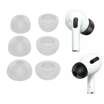 Replacement Ear Tips for AirPods Pro Memory Foam Ear Buds Anti-Slip Eartips with Portable Storage Box -Gray
