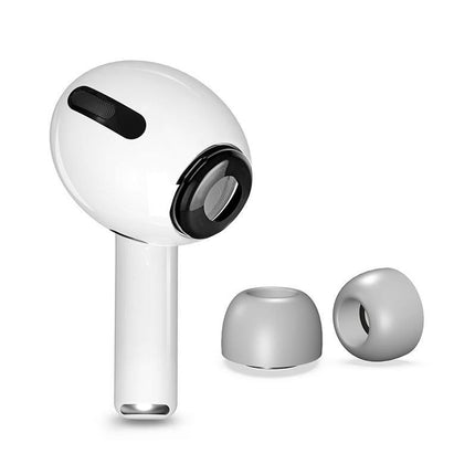 Replacement Ear Tips for AirPods Pro Memory Foam Ear Buds Anti-Slip Eartips with Portable Storage Box -Gray