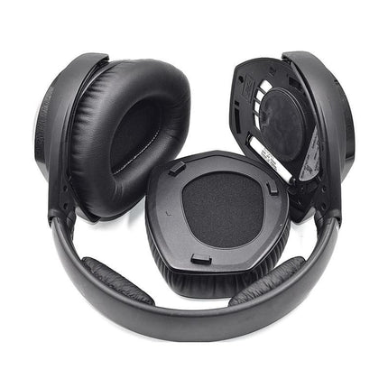 Replacement Ear Pads Cushions Mesh Cover For Sennheiser HDR RS165/175 -Faux Frog Skin Style