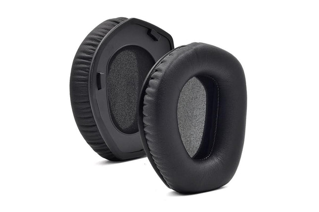 Replacement Ear Pads Cushions Mesh Cover For Sennheiser HDR RS165/175 -Protein Leather Style in Black