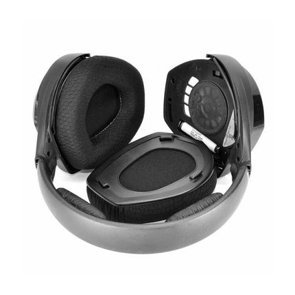 Replacement Ear Pads Cushions Mesh Cover For Sennheiser HDR RS165/175 -Protein Leather Style