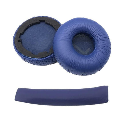 Ear Pads Cushion Cover Replacement Headband Replaceable Foam Headphone Cover for JBL Tune600BT T660NC T670NC Wireless Headphone Ear Pads Headphone Ear Pad Repair Parts -Blue