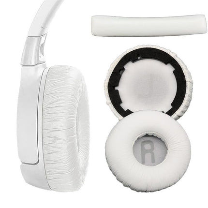 Ear Pads Cushion Cover Replacement Headband Replaceable Foam Headphone Cover for JBL Tune600BT T660NC T670NC Wireless Headphone Ear Pads Headphone Ear Pad Repair Parts -Blue