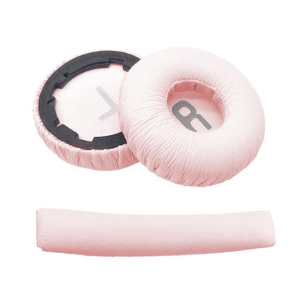 Ear Pads Cushion Cover Replacement Headband Replaceable Foam Headphone Cover for JBL Tune600BT T660NC T670NC Wireless Headphone Ear Pads Headphone Ear Pad Repair Parts -Pink