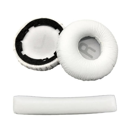 Ear Pads Cushion Cover Replacement Headband Replaceable Foam Headphone Cover for JBL Tune600BT T660NC T670NC Wireless Headphone Ear Pads Headphone Ear Pad Repair Parts -White