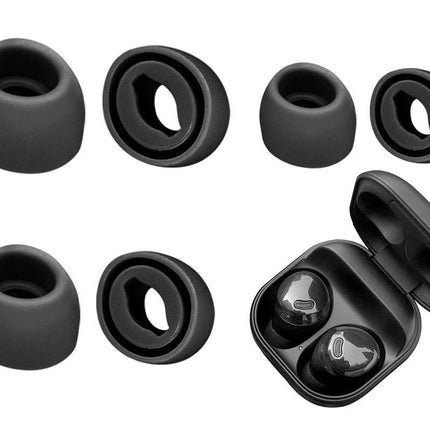 3-Pair Silicone Replacement Ear Tips for Samsung Galaxy Buds Pro - Black