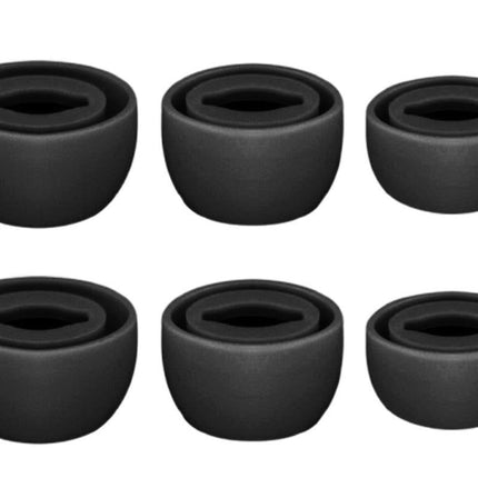 3-Pair Silicone Replacement Ear Tips for Samsung Galaxy Buds Pro - Black