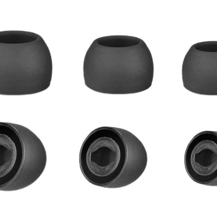 3-Pair Silicone Replacement Ear Tips for Samsung Galaxy Buds Pro - Black