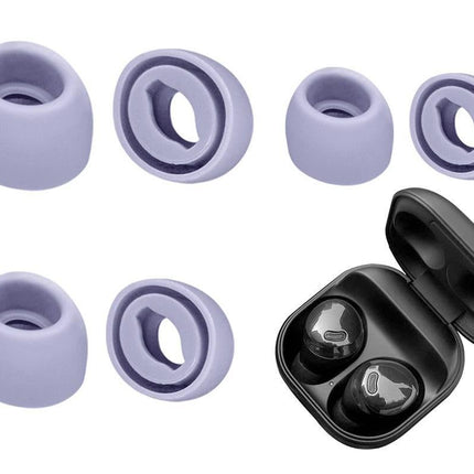 3-Pair Silicone Replacement Ear Tips for Samsung Galaxy Buds Pro - Purple
