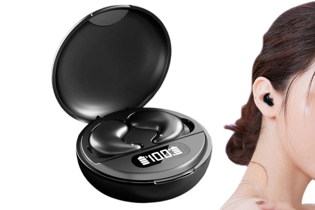 Invisible Sleep Wireless Earbuds Bluetooth 5.3 In-Ear Headphones for Side Sleeping V1263-JX-6279