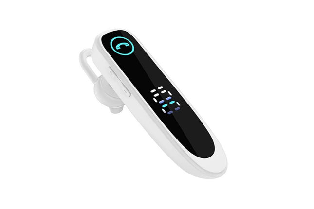 Bluetooth Earphone Single Ear Business Earbuds Ear Hook Super Long Standby IPX7 Waterproof Single Business