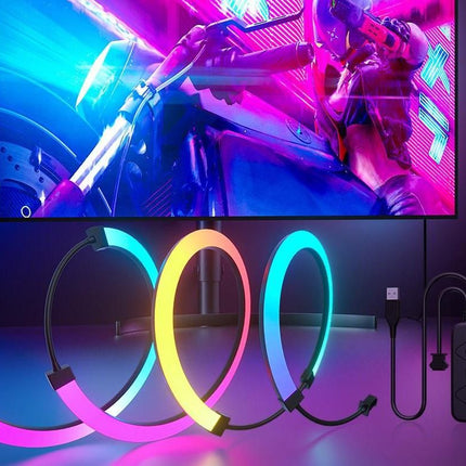 32 Inch RGB LED Monitor Backlight Strip Gaming Light for Computer Screen