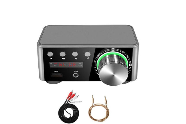 HIFI BT5.0 Digital Amplifier Stereo Audio Amp 2x80W Sound Power Audio Receiver Stereo AMP USB AUX for Phone