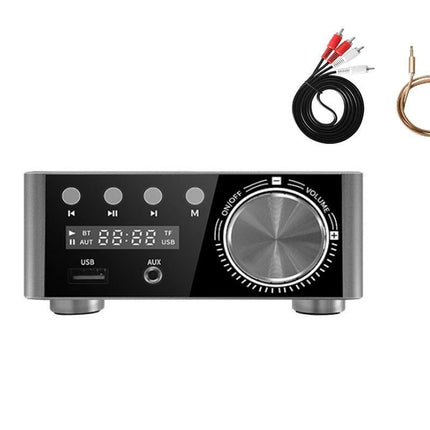 HIFI BT5.0 Digital Amplifier Stereo Audio Amp 2x80W Sound Power Audio Receiver Stereo AMP USB AUX for Phone Tablet Laptop