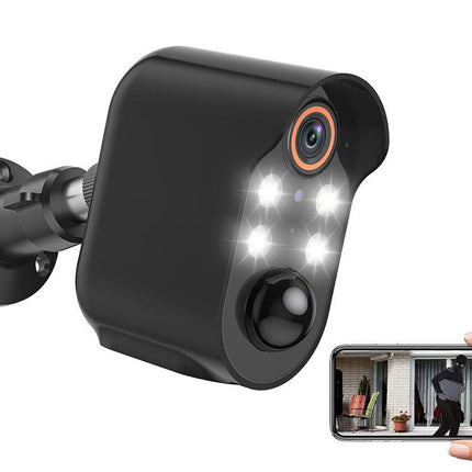 Security Cameras Wireless Outdoor Home Indoor Camera with Color Night Vision Motion Detection -Black