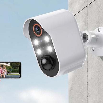 Security Cameras Wireless Outdoor Home Indoor Camera with Color Night Vision Motion Detection -White