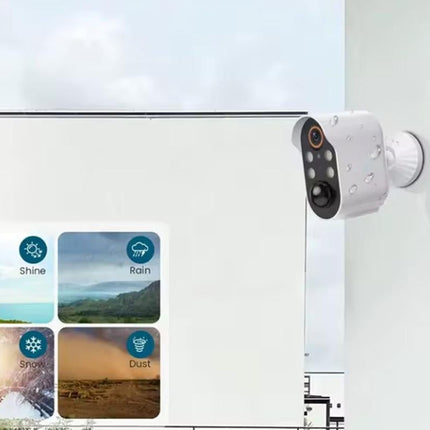Security Cameras Wireless Outdoor Home Indoor Camera with Color Night Vision Motion Detection -White