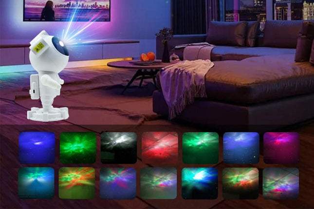Astronaut Galaxy Projector Star Projector Bluetooth Speaker White Noise – product detail