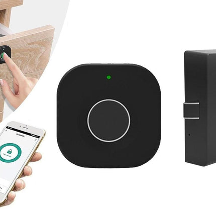 Bluetooth Fingerprint Cabinet Lock Smart APP Keyless Biometric Drawer Wardrobe Lock Hidden