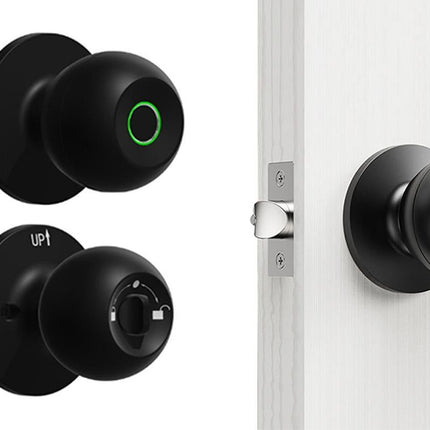 Fingerprint Door Lock Smart Fingerprint Door Knob with Lock Biometric Door Lock with App Control & Key Bluetooth Smart Door Lock with Handle