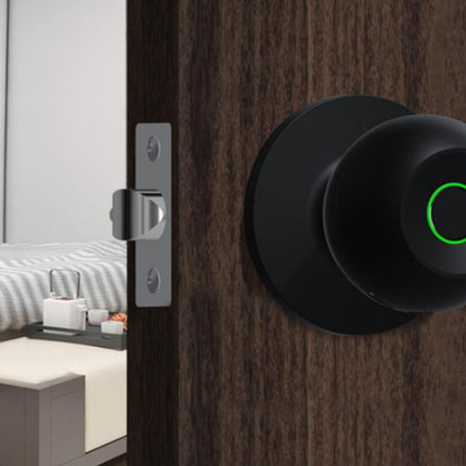 Fingerprint Door Lock Smart Fingerprint Door Knob with Lock Biometric Door Lock with App Control & Key Bluetooth Smart Door Lock with Handle