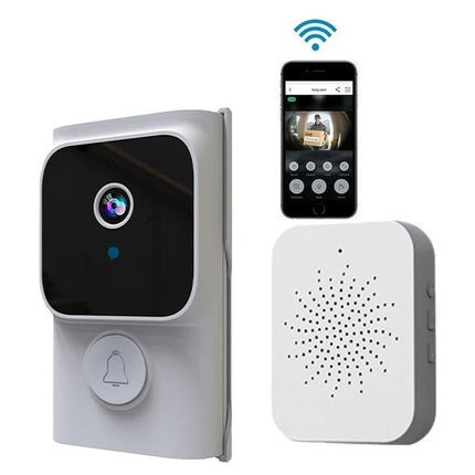 Wireless Smart Video Doorbell with Chime Intelligent Visual Doorbell View Security Doorbell Smart Doorbell