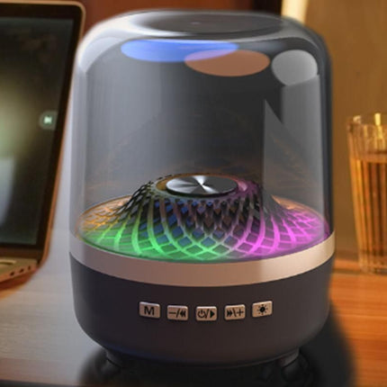 Portable Wireless Bluetooth Speaker with RGB Lights TWS Pairing for Party Outdoor Travel