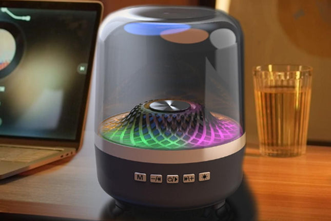 Portable Wireless Bluetooth Speaker with RGB Lights TWS Pairing for Party Outdoor Travel – product detail