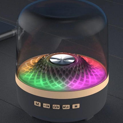 Portable Wireless Bluetooth Speaker with RGB Lights TWS Pairing for Party Outdoor Travel