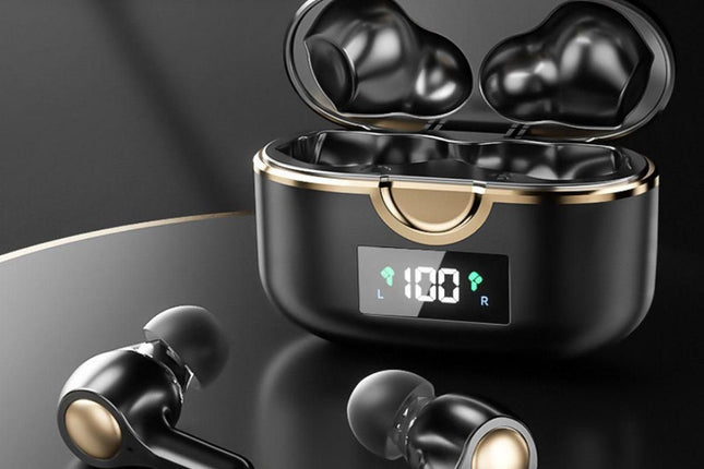 Wireless Earbuds Bluetooth Headphones Wireless Charging Case LED Display Over Ear Buds Mini Wireless – product detail