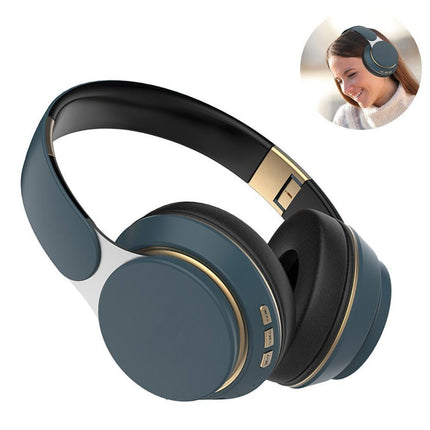 Wireless Headphones - Foldable Stereo - Bluetooth Over Ear Headset with Mic for Sports/Computer