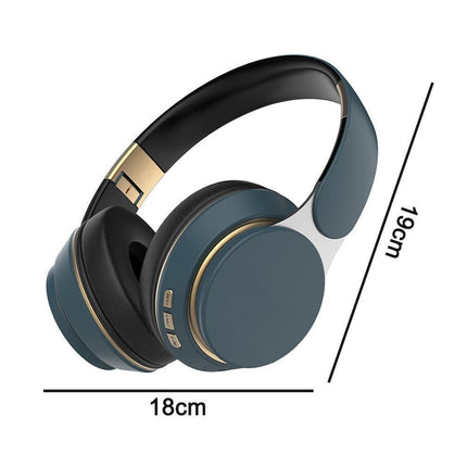 Wireless Headphones - Foldable Stereo - Bluetooth Over Ear Headset with Mic for Sports/Computer