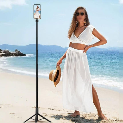 Selfie Stick Tripod 360-degree Rotatable Tripod for iPhone Android - Black
