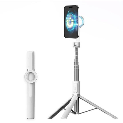 Selfie Stick Tripod 360-degree Rotatable Tripod for iPhone Android - White