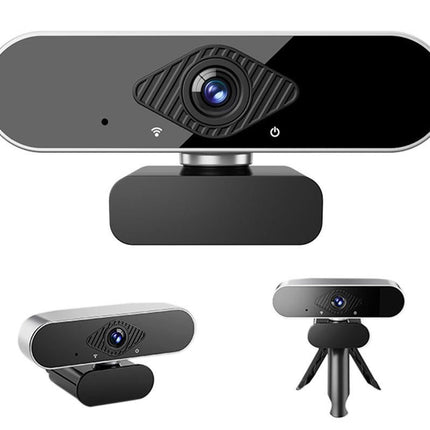 4K Full HD USB Webcam with Microphone for Desktop and Laptop