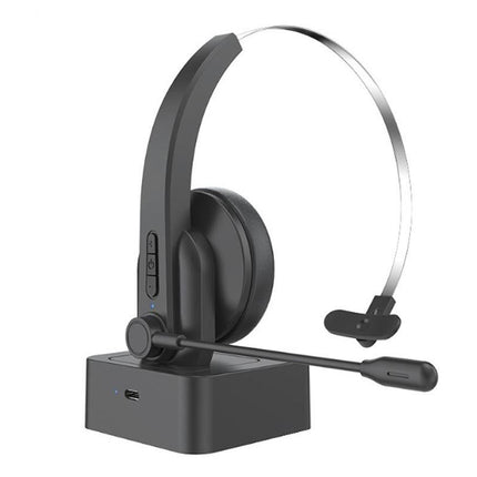 Wireless Headset with Mic for Work Bluetooth Headsets with Dual Noise Cancelling Microphone for Work/Home/Office/Call Center/PC