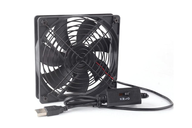 USB Cooling Fan with Speed Controller for Computer Case PC CPU Case DC 5V Office Use V1263-JX-6308
