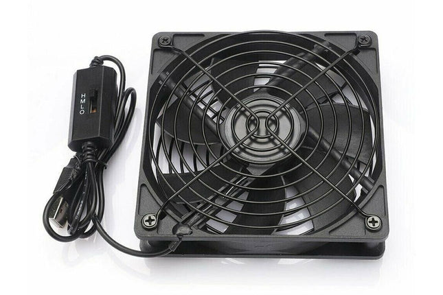 USB Cooling Fan with Speed Controller for Computer Case PC CPU Case DC 5V Office Use – product detail